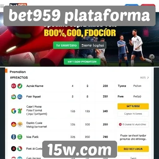 Promoções e bônus oferecidos no site bet959